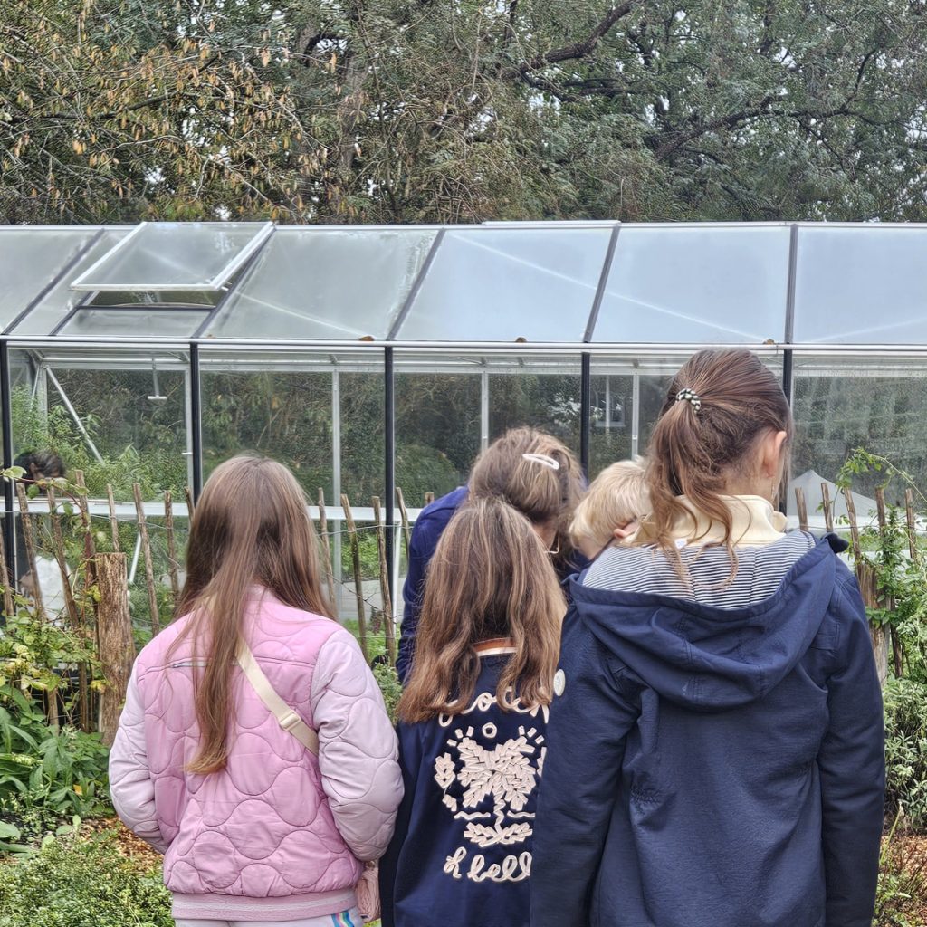 Groente plukken bij het Zoete Land
